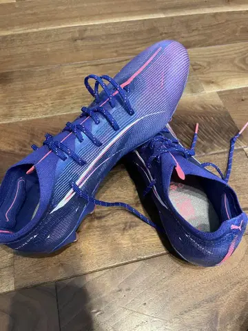 Puma PWRTAPE 축구화 보라색 핑크 27.5cm 미사용품