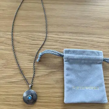 NORTH WORKS 터콰이즈 실버 목걸이
