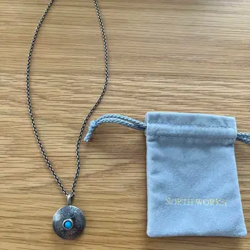 NORTH WORKS 터콰이즈 실버 목걸이