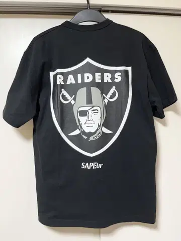 사풀 SAPEur NFL 레이더스 반팔 티셔츠 블랙 L 사이즈