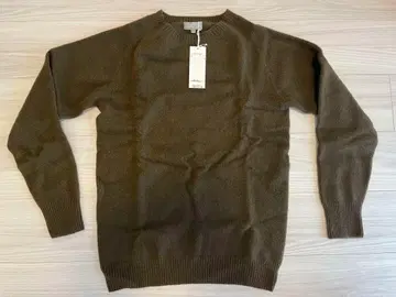 새상품 MARGARET HOWELL 메리노 캐시미어 크루넥 스웨터 L