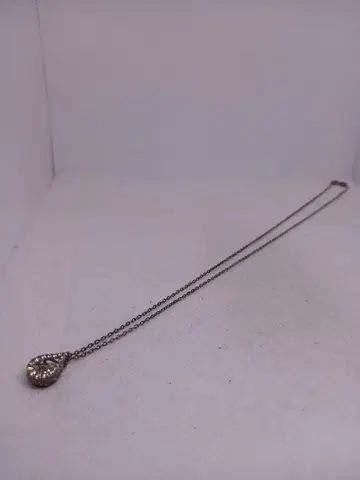 티어드롭 펜던트 목걸이 지르코니아 다이아몬드 실버925