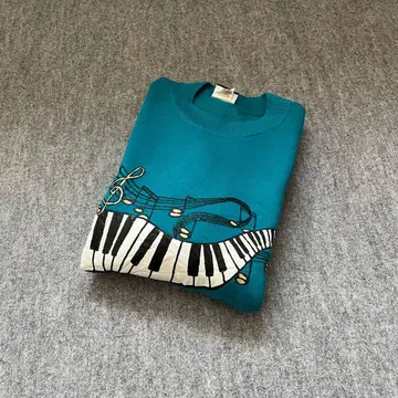 90s Lee Music Print Sweat (MADE IN USA)