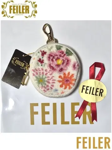 FEILER 이하나 쿠카 서클 파우치 아이보리
