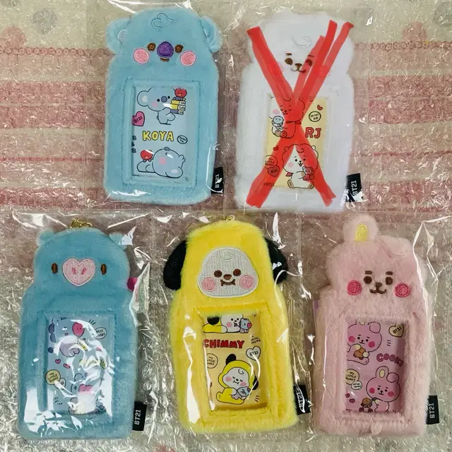 (미사용)BT21 포토카드 키홀더 4종 일괄&개별판매