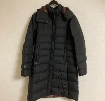 몽벨 블랙 롱 다운 자켓 s