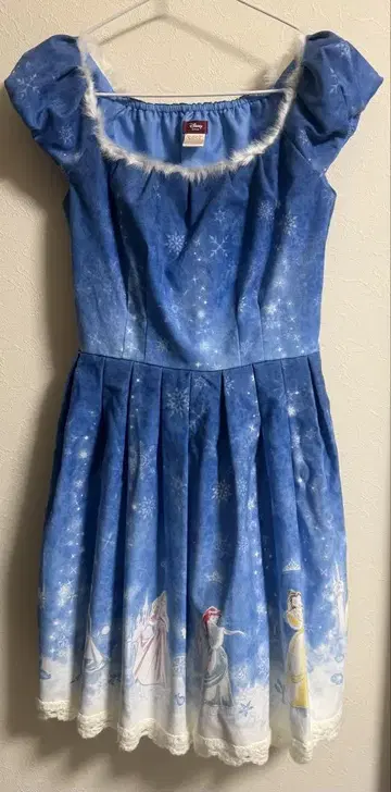 시크릿허니 디즈니 프린세스 원피스 눈꽃 반팔