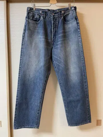 A.PRESSE No.22 Washed Wide Denim 길이 32