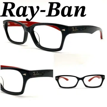 레이밴 안경 패션 안경 플라스틱 블랙 레드 새상품급 70913