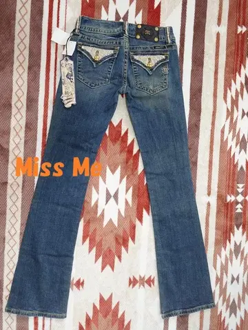 새상품 Miss Me 미스미 큐빅 로우라이즈 청바지 27 M 정도