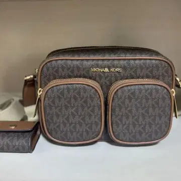 MICHAEL KORS 더블 포켓 숄더백