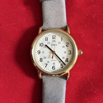 TIMEX CR1216 여성용 손목시계 골드 30M