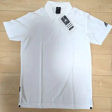 adidas 화이트 피케 셔츠