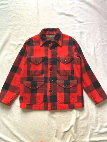 WAREHOUSE 매키노 자켓 버팔로 체크 레드 새상품급