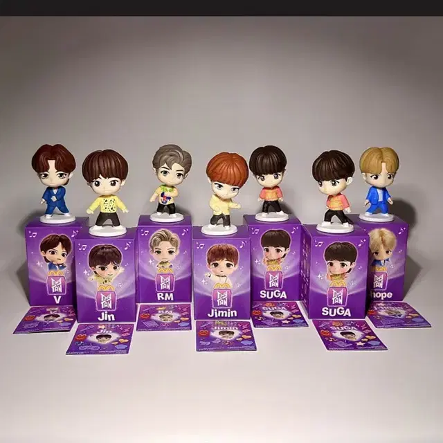 방탄소년단 TinyTAN 피규어 풀세트