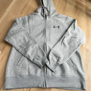 [ 최종 가격 인하! ] 언더아머 후드티 집업 속기모 남성용 그레이 XL
