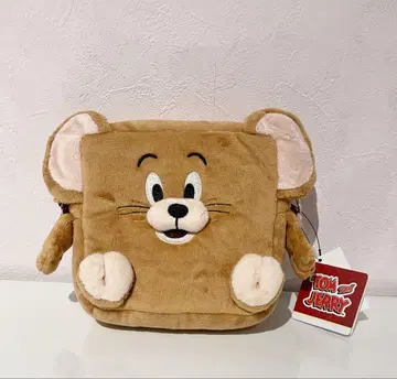 톰과 제리 봉제 인형 미니백 제리 숄더백