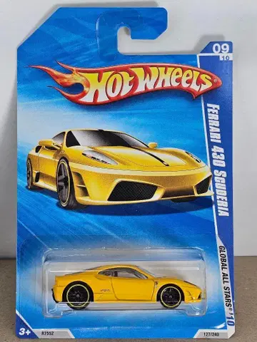 핫휠 페라리 430 스쿠데리아 (노랑)