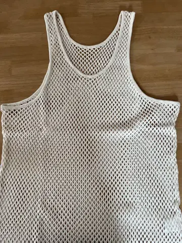 Pretense Mesh Tanktop Ivory