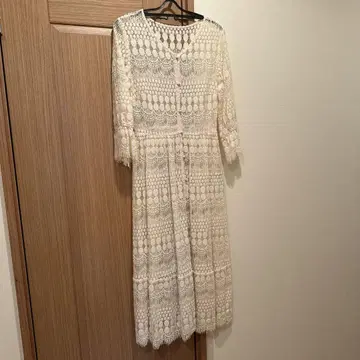 Apuweis 아이보리 레이스 원피스 사이즈 2