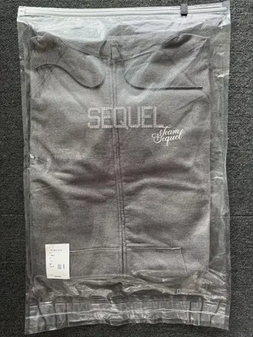 SEQUEL 그레이 후드티 XL SQ-24SS-HD-03