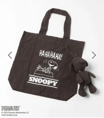 로리즈팜 [ Me% ] SNOOPY/토트백 브라운