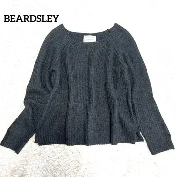 BEARDSLEY 비어즐리 크루넥 심플 니트 블랙 F