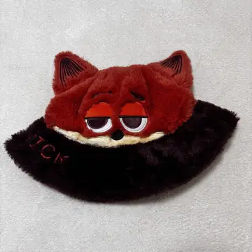 상하이 디즈니 닉 모자 홍차 블랙