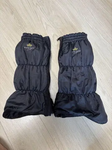 골프 레그 워머 마리 클레르 블랙 지퍼