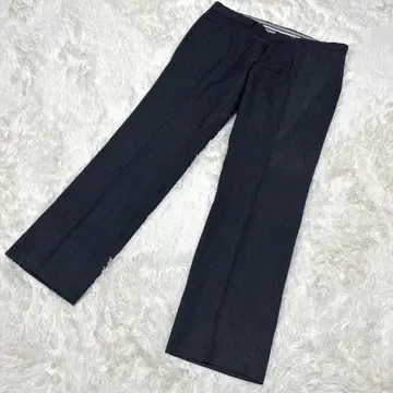 다크 그레이 슬랙스 폴리에스테르 혼방