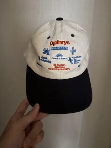 Optimums 로고 자수 야구 모자
