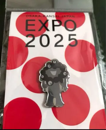 EXPO 2025 블랙 미야쿠미야쿠 핀 배지 핀즈 블랙