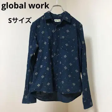 global work 글로벌 워크 셔츠 패턴 [ S ] 상의 여성용
