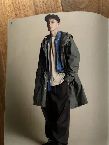 THE NORTH FACE 퍼플 라벨 후드 부착 자켓 S