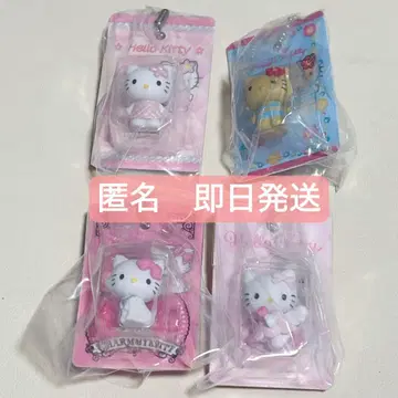 미개봉 헬로키티 패키지 미니어처 컬렉션 가챠 4종 세트