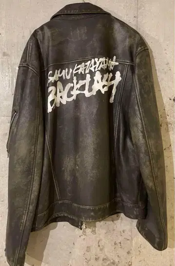 백래쉬 블랙 가죽 자켓 3