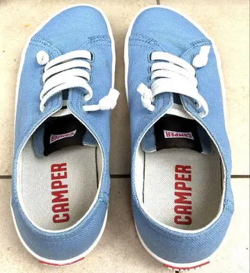 CAMPER 블루 레이스업 스니커즈