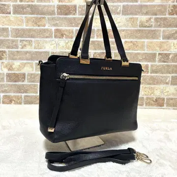 FURLA 훌라 기네브라 블랙 핸드백 숄더 2way