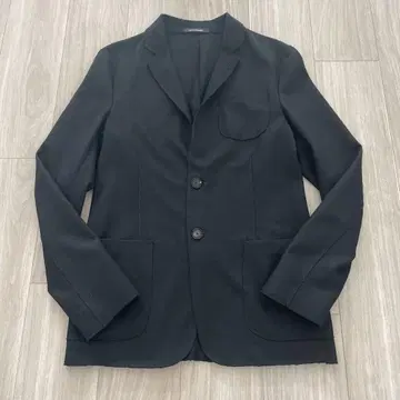 EMPORIO ARMANI 다크 네이비 무지 테일러드 자켓 46