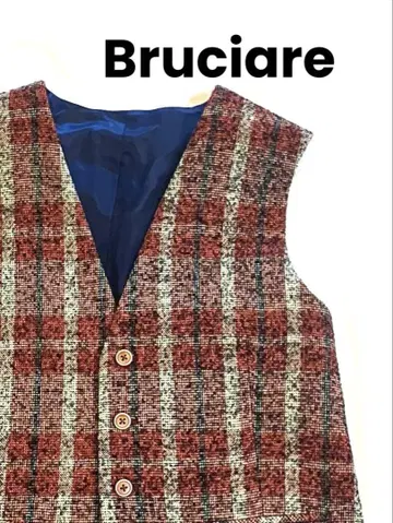 [ 새상품급 ] Bruciare 베스트 46(M) 울 페이즐리