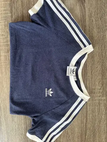 adidas 네이비 반팔T셔츠 S
