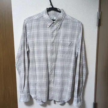 (Sontaku) 체크 무늬 긴팔 셔츠