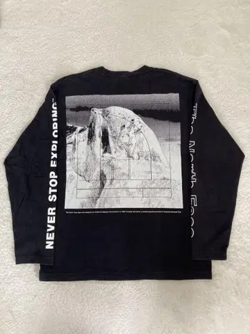 The North Face 긴팔 티셔츠 블랙 L