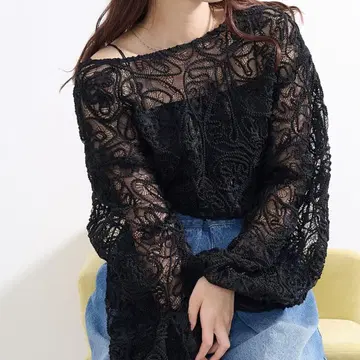 Kastane / 멀티 웨이 시어 레이스 가디건