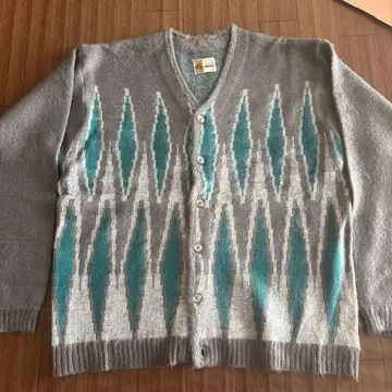 PENNEY'S TOWNCRAFT 기하학 패턴 가디건