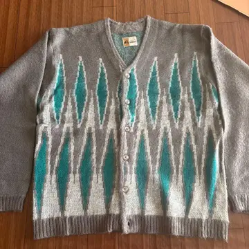 PENNEY'S TOWNCRAFT 기하학 패턴 가디건