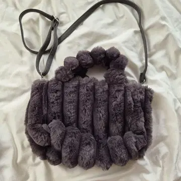 퍼 토트백 그레이
