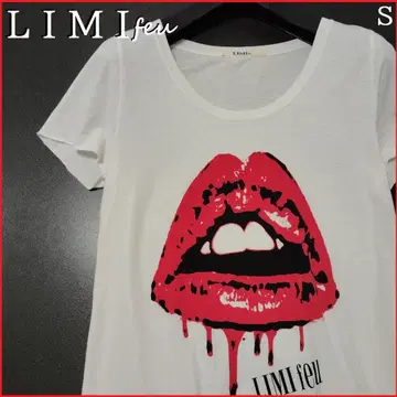 LIMI feu 리미푸 LIPS 립 프린트 티셔츠 S