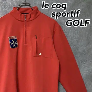 르꼬끄 리브 모델 하프 지퍼 모크넥 골프웨어