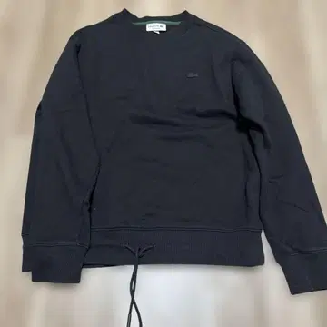 LACOSTE 블랙 맨투맨 US S